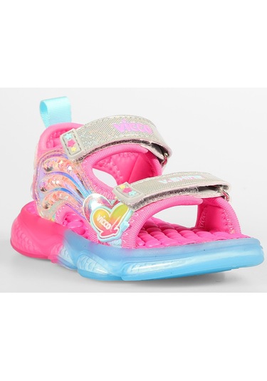 Vicco Can Ortopedik Işıklı Çocuk Sandalet Fuşya