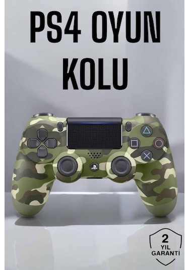 Ps4 Oyun Kolu Kamuflaj Desenli Joystick
