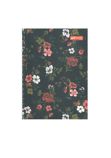 Mynote Planlayıcı 17x24 Sert Kapak Spiralli 100 Sayfa Siyah Siyah