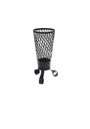 Ferforjeli Metal Siyah Şemsiyelik 21 50 Cm Siyah