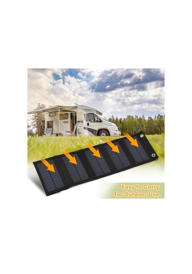 10w Katlanabilir Güneş Paneli Taşınabilir Güneş Enerjisi Güneş Paneli Güneş Modülü Panel Taşınabilir Yüksek Verimli Güneş Paneli Usb Portu İle