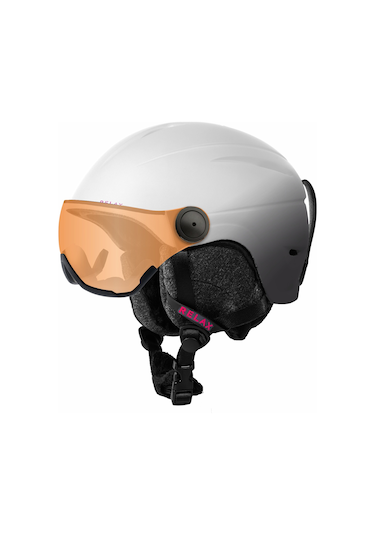 Relax Twister Visor Kayak Kaskı Rh27u White White Beyaz