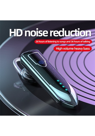 Me-3 Bluetooth 5.0 İş Tarzı Dokunmatik Anahtarlı Bluetooth Kulaklık Siyah