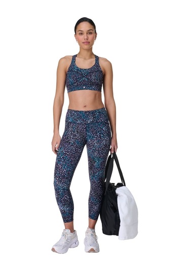 Sweaty Betty Sweaty Betty Power Workout Leggings Kadın Mavi Koşu Tayt 5109 Çok Renkli