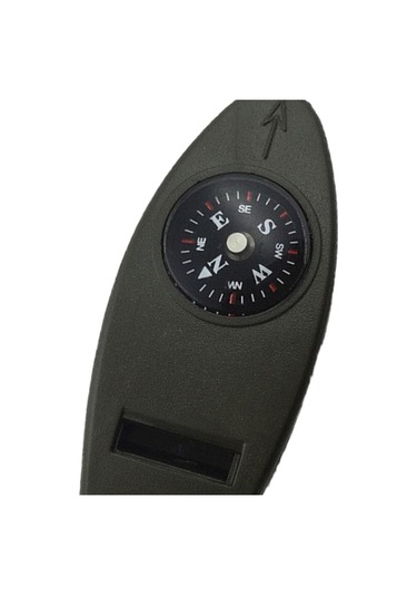 Suntek Düdük Termometre Combo Survival Taşınabilir Siyah