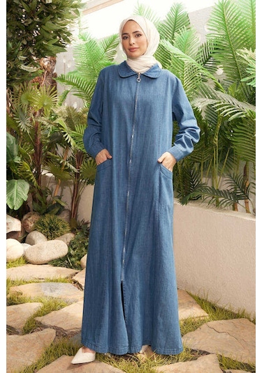 Neways 6463-battal Denim Ferace Koyu Mavi Koyu Mavi