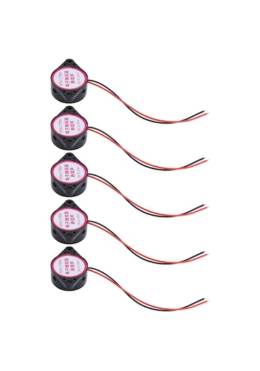 Yifomall Yüksek Hassasiyetli 5'li Piezo Bip Alarm Seti - 80db Ses, Abs Malzeme, Sfm-27ıı Model