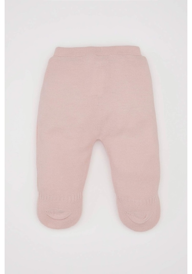 DeFacto Kız Bebek Patikli Beli Lastikli Basic Düz Triko Pantolon C9758A524WNPR345 DeFacto Kız Bebek Patikli Beli Lastikli Basic Düz Triko Pantolon C9758A524WNPR345