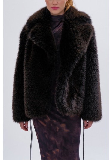 Valmenti Kadın Tekstil Kahverengi Mont 616 5214 Bn Pls Mont Sk24/25 Kahve Kahverengi