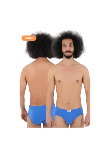 Cennetoğlu 6'lı Ekonomik Pamuklu Erkek Slip Külot - Gün Boyu Konfor Ve Kalite Renkli