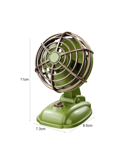 Cbtx Mini Retro Masaüstü Sessiz Elektrikli Fan