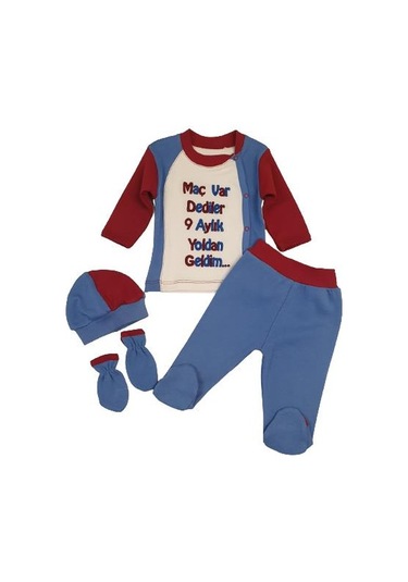 Taraftarlı 4lü Bebek Hastane Çıkışı - Trabzon Mavi