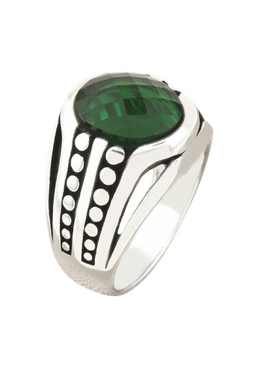 Taja Erkek Yüzük Gümüş 925 Modern Tasarım 45833