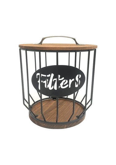 Kahve Kapsülü Filtre Depolama Sepeti Ev Mutfak Süslemeleri, Size:f Black No Lid Diğer