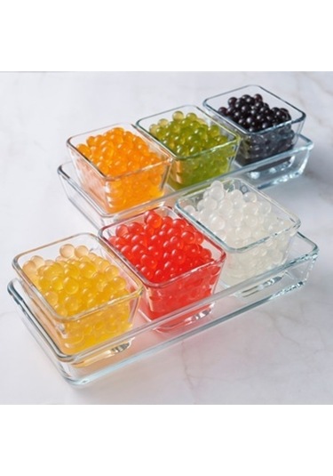 Ejder Ateşi Mango Aromalı Bubble Tea İncileri Popping Boba -Bubble Tea - Tapyoka İncileri 1 KG