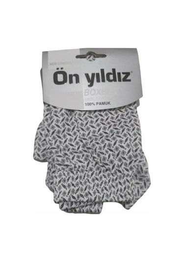 Önyıldız % 100 Pamuk Empirme Erkek Boxer S-3Xl