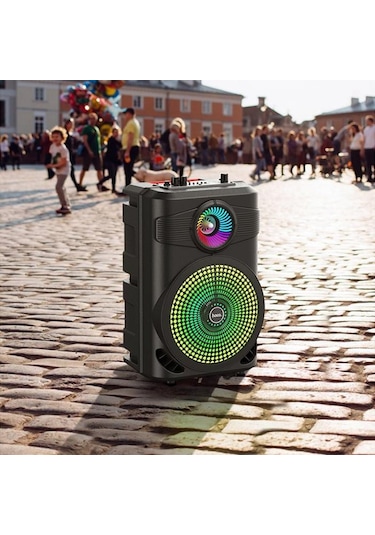 Hoco Bs46 Büyük Boy Mikrofonlu Taşınabilir Şarjlı Hoparlör Bluetooth Speaker