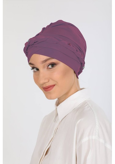 Örgü Taç Bone - Şık Ve Rahat Moda Aksesuarı Sdfpotb1001 Gri