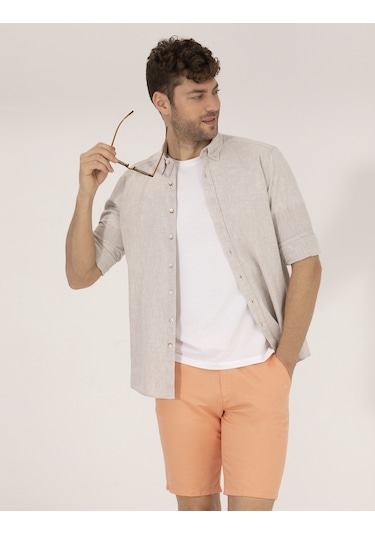 Pierre Cardin Erkek Açık Kahverengi Gömlek Desenli 50265119-vr002 Açık Kahverengi Pierre Cardin Erkek Açık Kahverengi Gömlek Desenli 50265119-vr002 Açık Kahverengi