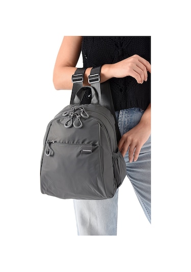Elit 25ksnm6009t Kadın Sırt Çantası Gri Gri