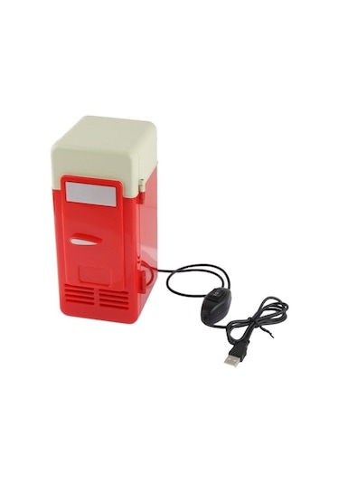 Wondernest Mini Usb Pc Buzdolabı İçecek Soğutucu / Isıtıcı Kırmızı