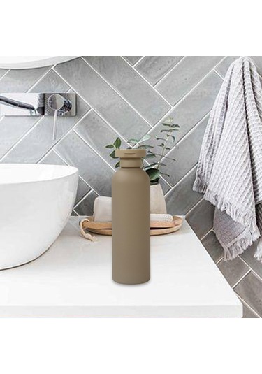 Suntek Kozmetik Makyaj Ambalaj Depolama Tutucu Kapları Gri-200ml Gri 200ml