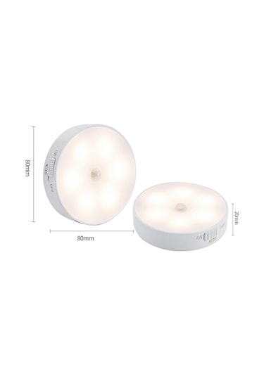 Unichrome Hareket Sensörlü USB Şarjlı Mıknatıslı LED Işık Gece Lambası