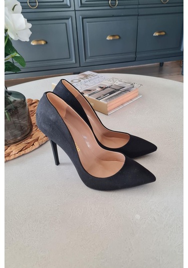 001 200 Topukla Kadın 10 Cm Topuklu Klasik Sivri Burun Stiletto 001