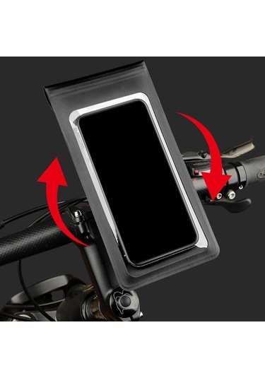 Trendooze Homyl Motosiklet Telefon Tutacağı Suya Dayanıklı, Gidon Stili, Motosiklet Yolculuğu İçin