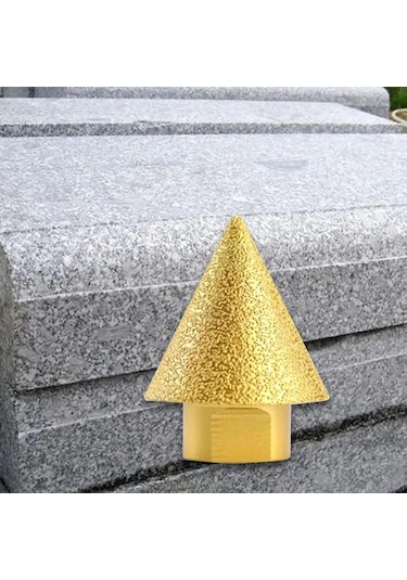 Suntek Seramik Granit Fayans Için Elmas Eğim Pah Bit Koni 38 MM