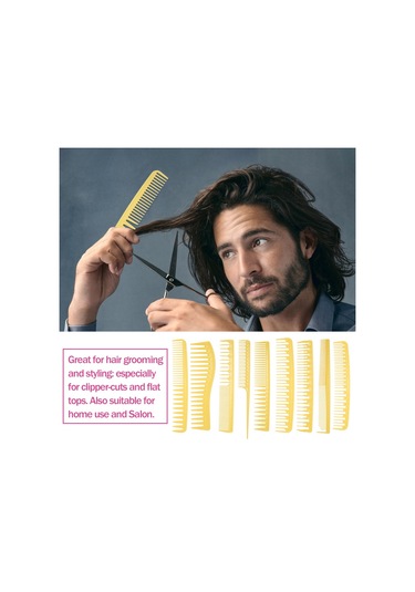 Suofeng 9 Parça Unisex Saç Fırçası & Masajlı Tarak Seti - Islak/kuru Şekillendirme, Dolaşma Önleyici Ev & Salon Bakımı İçin