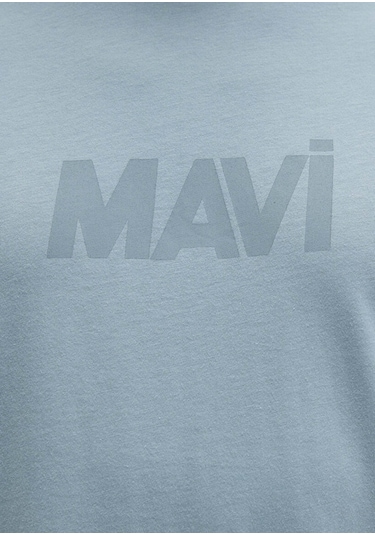 Mavi Logo Açık Mavi Erkek T-shirt M0612896-70838 Açik Mavi