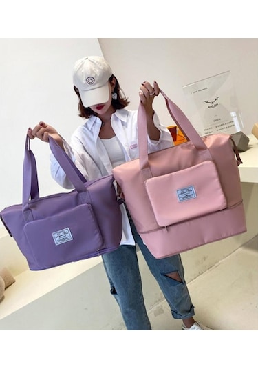 Gri Erkekler Ve Kadınlar İçin Katlanır Seyahat Çantası Kısa Mesafe Taşınabilir Geni Bagaj Çantası Doğum Seyahat Çantaları 57038942 Gri