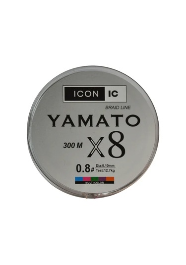İcon-ic Yamato 8x 300 Mt Multicolour Örgü İp Misina 0.18