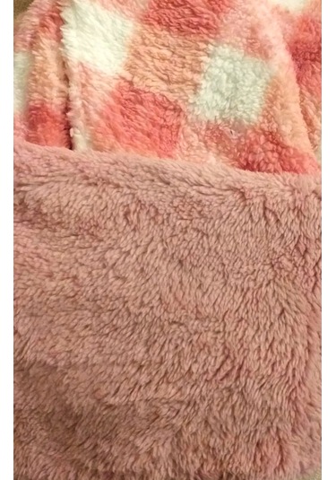 Alperi Uzun Kol Welsoft Pelüş Pijama Takımı Pudra