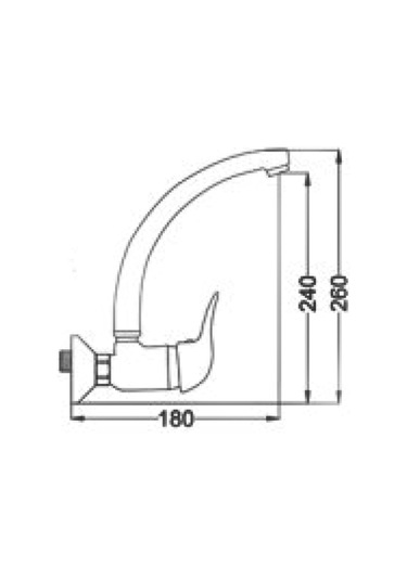Gms Mix Ters Aplik Eviye Mutfak Bataryası Bmk112