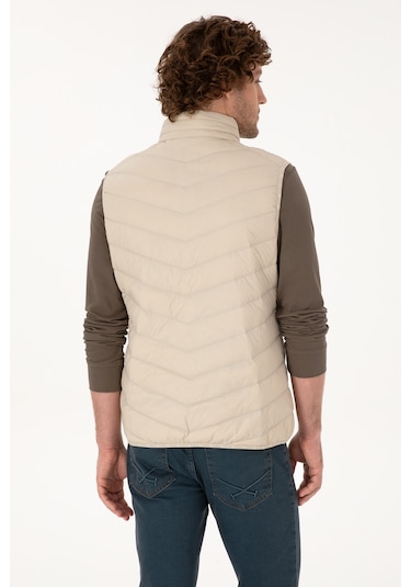 U.s. Polo Assn. Erkek Taş Yelek Dokuma 50310045-vr049 Tas