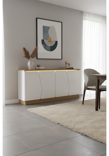 Bohem Konsol Mdf Kapak Altın