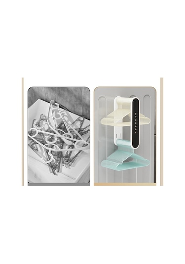 Yystore BSD1712 Duvara Monte Askı Depolama Organizatörü Beyaz