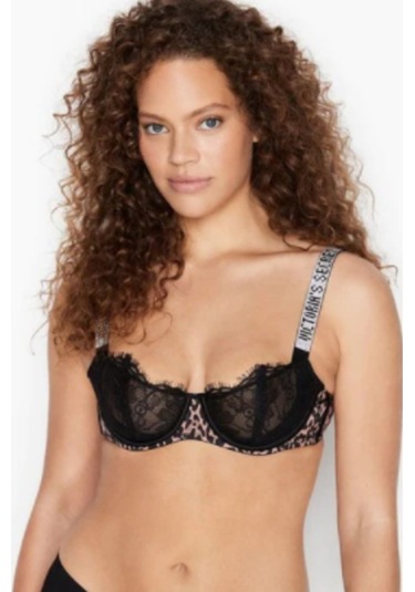 Victoria'S Secret Leopar Shine Strap Dantelli Sütyen