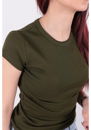 Busem S0016231 Kadın Bluz Haki