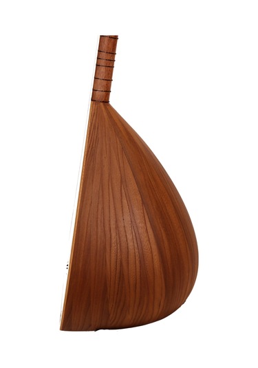 Telli Çalgı Yapım Uzun Sap Sade Model Yaprak 42,5 Tekne Karaağaç Bağlama