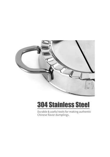 Xindoker 304 Çelik Manti Hamuru Kesici, Dolgu Kaşığı Ve Manti Kalıbı Seti - Pratik Mutfak Aleti, Ev Ve Restoran Kullanıma Uygun Diğer