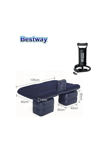 Bestway 67780 Araç İçi Şişme Yatak Pompalı 135x13x80cm