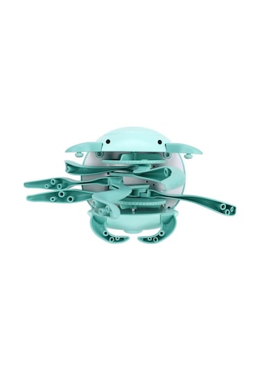 Sesli Işıklı Sensörlü Şarjlı Ahtapot Yürüme Arkadaşı Mavi Qc-2y Blue