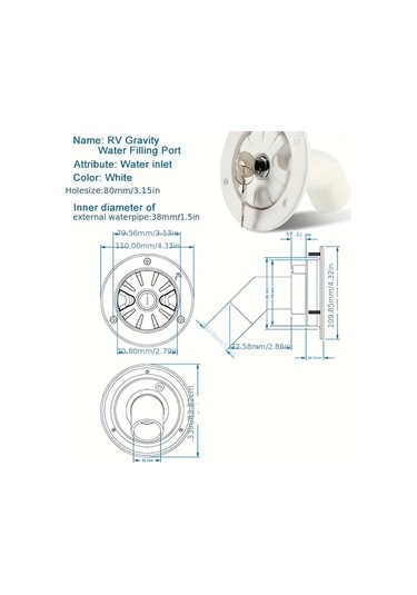 Boatshop1 1 Adet Beyaz Karavan Ve Kampçı Yerçekimi Su Girişi Abs Malzeme Uyumlu Kilitlenebilir Dolgu Portu Sızdırmaz Sistem Dayanıklı Tatlısu Tankları Parçaları Boatshop1 1 Adet Beyaz Karavan Ve Kampçı Yerçekimi Su Girişi Abs Malzeme Uyumlu Kilitlenebilir Dolgu Portu Sızdırmaz Sistem Dayanıklı Tatlısu Tankları Parçaları