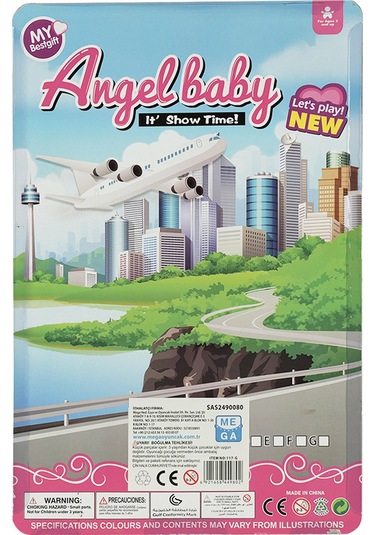 Bıgtree Angelbaby Seyahat Bebekleri Seri2 Hs Happy Yazılı Tişörtl