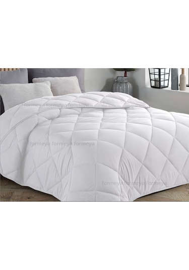 Formeya Beyaz Tek Kişilik Yastık ve Yorgan Seti 155X215