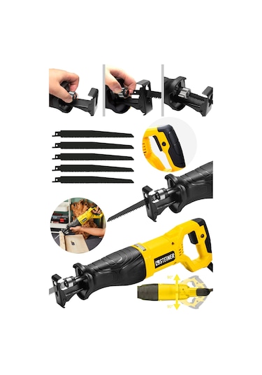 Steiner Turbo 9001 Tilki Kuyruğu Makinesi Sarı