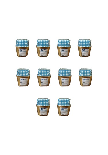 Dolphin Muffin Kare Kağıt Mavi Puantiyeli Altın Cupcake Kek Kalıbı Kapsülü Kabı - 25 Adetlik 10 Paket Renkli